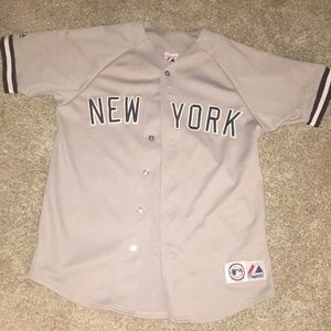 New York Yankees Jersey Grey (Medium)